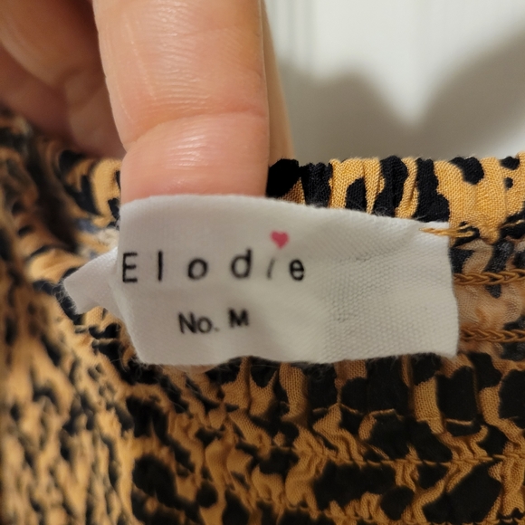 Elodie leopard ruffle tank top. - Picture 5 of 10